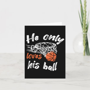 Tarjeta Baloncesto Solo Ama Su Pelota 
