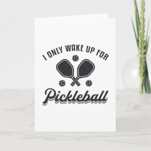 Tarjeta Baloncesto Solo Me Despierto Para El Lavado De Bol