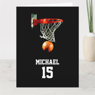 Tarjeta Baloncesto Su Nombre