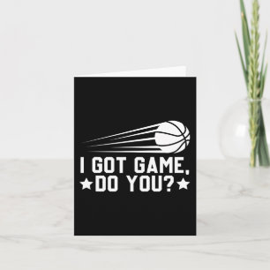 Tarjeta Baloncesto Tengo Juego