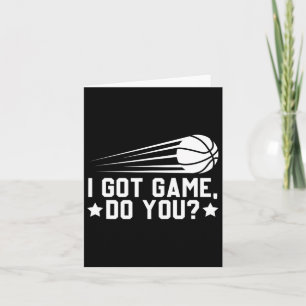 Tarjeta Baloncesto Tengo Juego