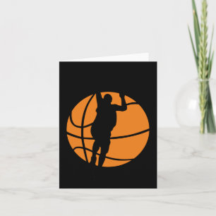 Tarjeta Baloncesto Y Jugador De Baloncesto 
