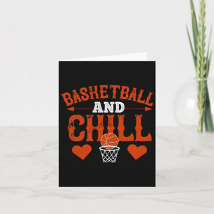 Tarjeta Baloncesto Y Relajarse - Regalo De Baloncesto Homb
