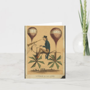 Tarjeta Balones de aire Arte-Calientes del