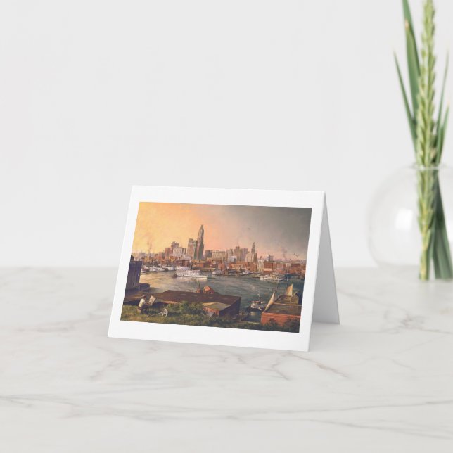 Tarjeta "Baltimore del puerto viejo" de Paul (Anverso)