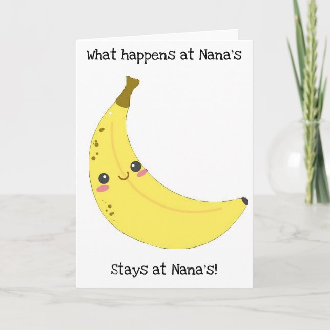 Tarjeta Banana Nana (Anverso)