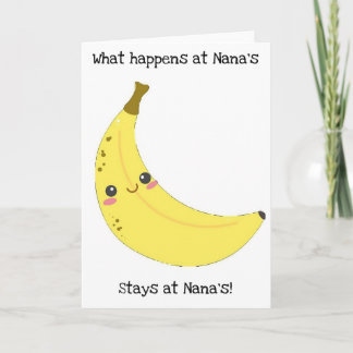 Tarjeta Banana Nana
