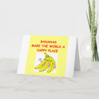 Tarjeta bananas