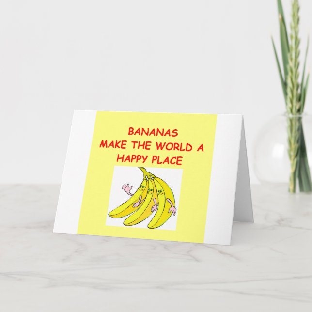 Tarjeta bananas (Anverso)