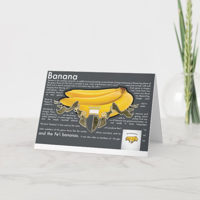 Tarjeta Bananas PostCard (Anverso)