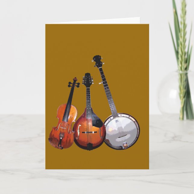 Tarjeta Banda de Bluegrass filtrada (Anverso)