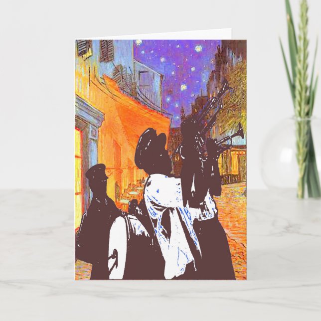 Tarjeta Banda de bronce, Cafetería nocturna (Anverso)