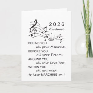 Tarjeta Banda de Música de Graduación de la Promoción de 2