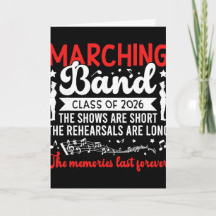 Tarjeta Banda de Música Divertida Senior 2026 Cl de 2026