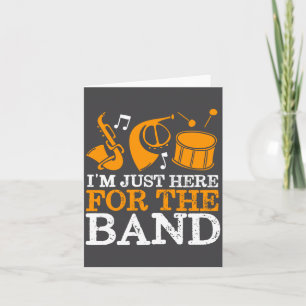 Tarjeta Banda de Música Im The Here Band