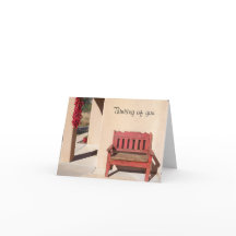 Banda roja rústica en el blog Thinking of You note