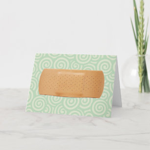Tarjeta Bandage Get Well
