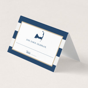 Tarjeta Bandas de oro azul Chatham Boda de capucha de Cabo