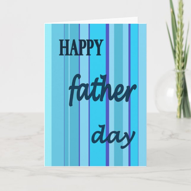 Tarjeta Bandas de tonos azules (Anverso)