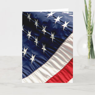 TARJETA BANDERA AMERICANA