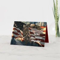 Bandera Americana Águila Ciudadanía USA 