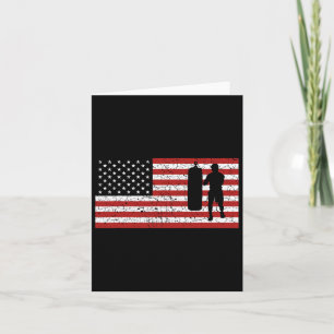 Tarjeta Bandera Americana Boxing Boxing Regalo Hombres Muj
