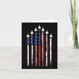 Tarjeta Bandera Americana Del 4 De Julio De Veteranos De L