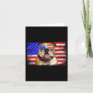 Tarjeta Bandera Americana Estados Unidos Impresionante 