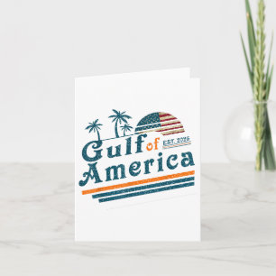 Tarjeta Bandera Americana Retro Golfo De Estados Unidos 20