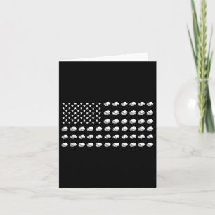 Tarjeta Bandera Americana Sushi Food Usa Patriotismo Lo