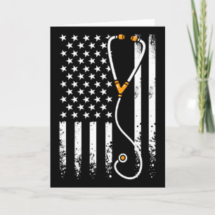 Tarjeta Bandera Americana Texas 4 De Julio Regalo Vintage