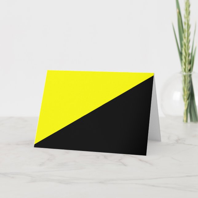 Tarjeta Bandera Anarcocapitalista (Anverso)