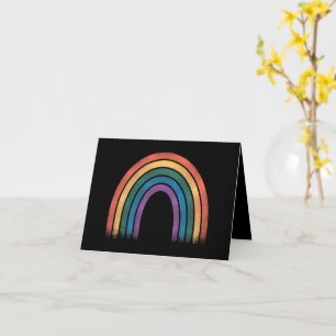Tarjeta Bandera arcoíris LGBTQ Orgullo gay LGBT Conciencia