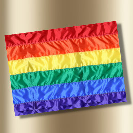 Tarjeta Bandera arcoiris Orgullo gay LGBTQ el amor LGBT es