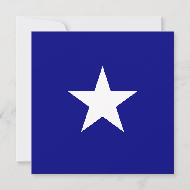 Tarjeta Bandera azul Bonnie (Anverso)