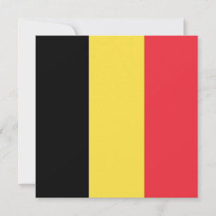 Tarjeta Bandera belga (Bélgica)