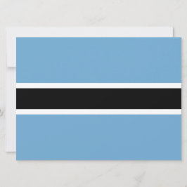 Tarjeta Bandera Botsuana (Botswana)
