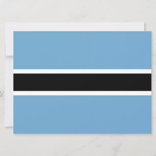 Tarjeta Bandera Botsuana (Botswana)
