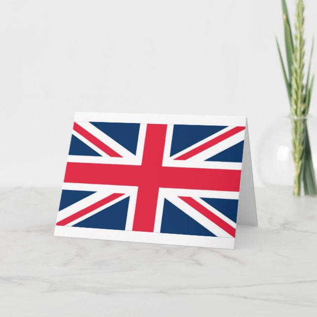 Tarjeta Bandera británica (Anverso)