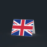 Tarjeta Bandera británica<br><div class="desc">Productos de bandera mundial de personalizable - Por favor,  no dude en añadir su propio texto.</div>