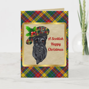 Tarjeta Bandera Buchanan y navidades personalizadas de Tar