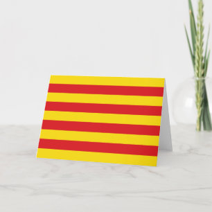 Tarjeta Bandera catalana (Cataluña)