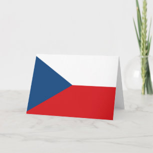 Tarjeta Bandera checa