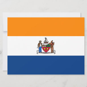 Tarjeta Bandera de Albany (Nueva York)