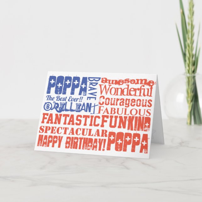 Tarjeta BANDERA DE Aniversario Feliz PERSONALIZADA DE EE.U (Anverso)