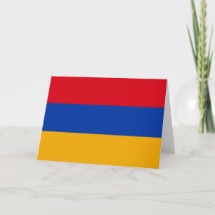 Tarjeta Bandera de Armenia