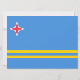 Tarjeta Bandera de Aruba