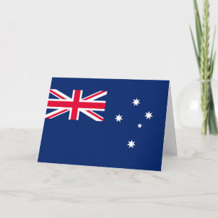 Tarjeta Bandera de Australia