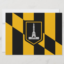 Tarjeta Bandera de Baltimore (Maryland, Estados Unidos)