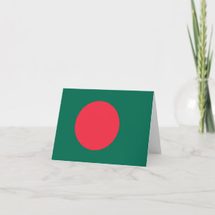 Tarjeta Bandera de Bangladesh